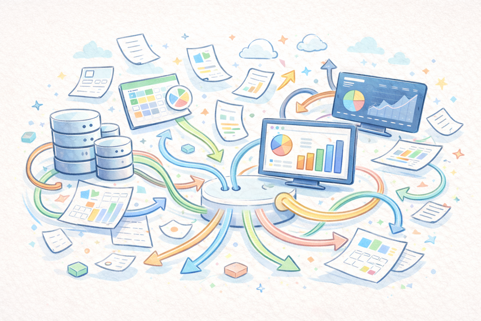 Modern data pipeline architecture supporting data consolidation